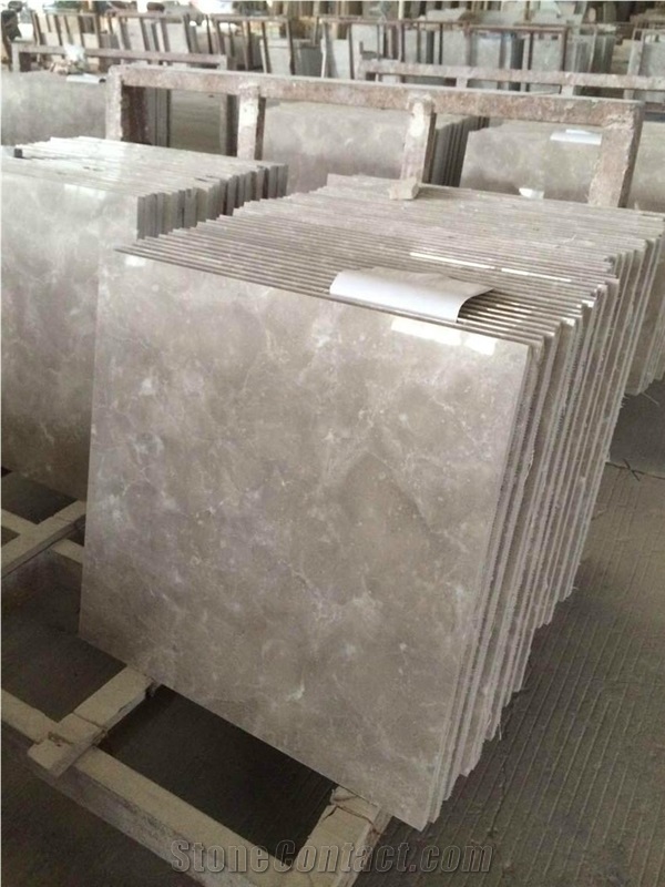 China Light Bosy Grey Marble Slab Tile