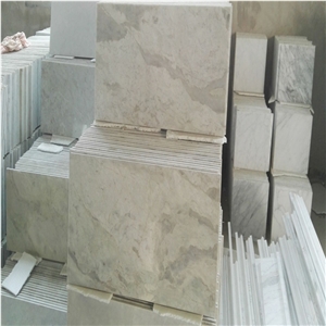 China Yabo Grey Marble and White Slab Tile