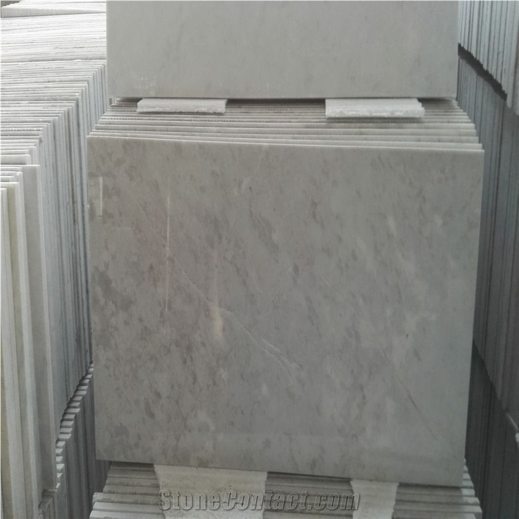 China Yabo Grey Marble and White Slab Tile