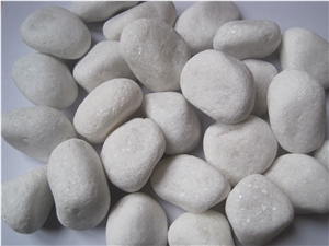 Nature Carrara White Marble Pebblestone Ton Sale