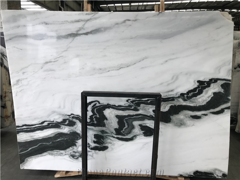 Panda White Marble Flooring Tiles Backsplash