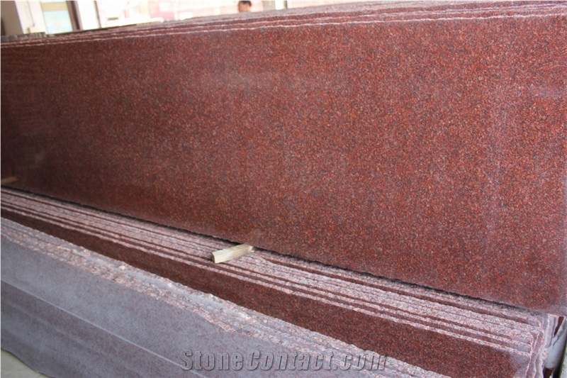 Popular India Imperial Red Granite Counter Panel