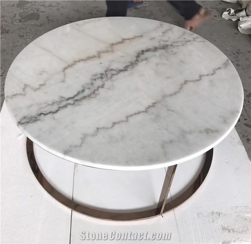 Pure White Marble Table Top