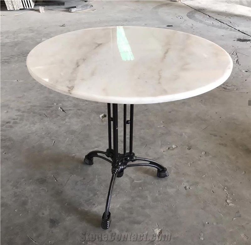 Pure White Marble Table Top