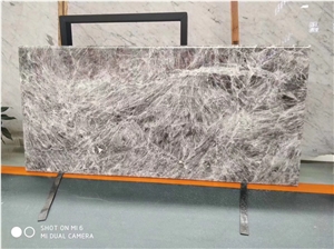 Silver Fox Grey Marble Polished Table Top