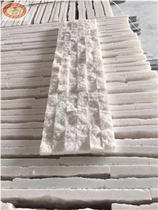 Crystal White Marble Stack Ledge Culture Stone