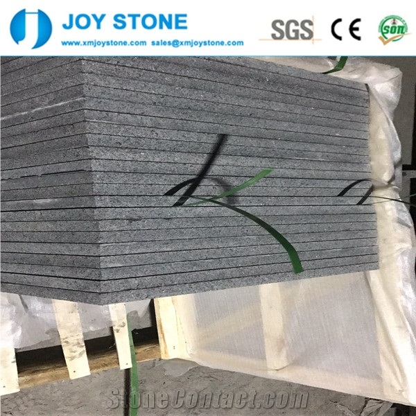 China Yixian Zijing Bauhinia Black Granite Tiles