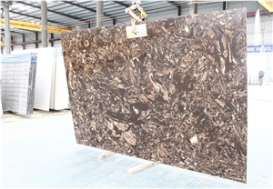 Brow Artificial Stone Slabs for Flooring Tiles