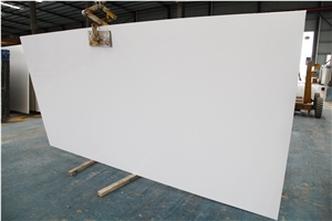 White Jade Artificial Stone Slabs for Wall Tiles