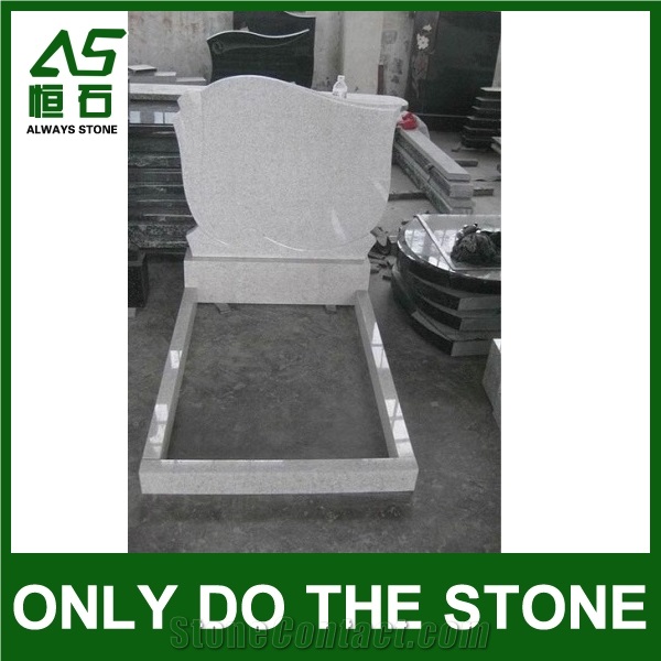 Pearl White Granite Tombstone & Monument