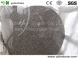 G664/Romania Style Granite Tombstone/Headstone