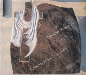 Himalaya Red/Engraved Granite Headstone/Tombstone