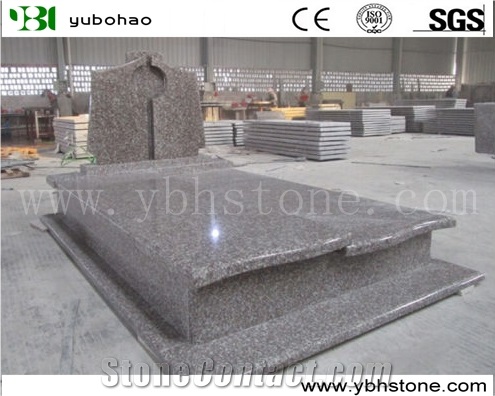 Old G664/Poland Style Granite Tombstone/Headstone