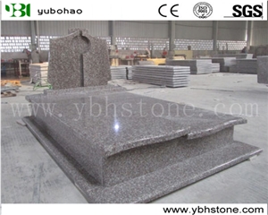 Old G664/Poland Style Granite Tombstone/Headstone