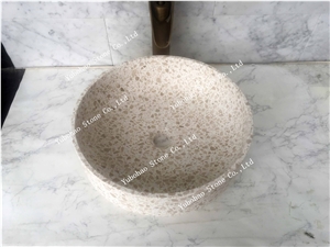 Terrazzo Stone/Friendly Material Wash Sink/Basin