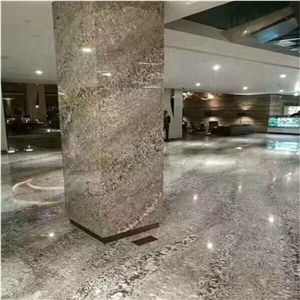 Amazon White Granite Flooring Installation