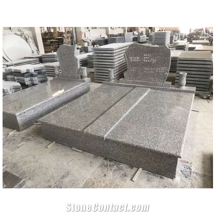 Cheap Chinese G664 Granite Tombstone for Europe