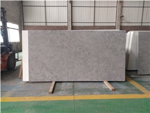 Engineered Grey Quartz Stone Slabs&Tiles for Wall