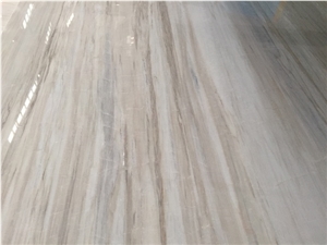 Eurasian White Wood Grain Marble Floor&Wall Tiles