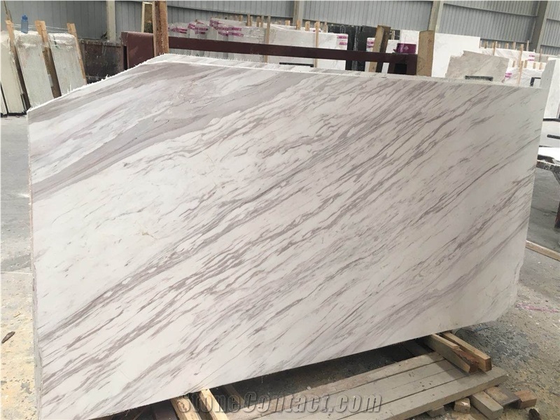 Greece White Volakas Marble Slabs and Tiles