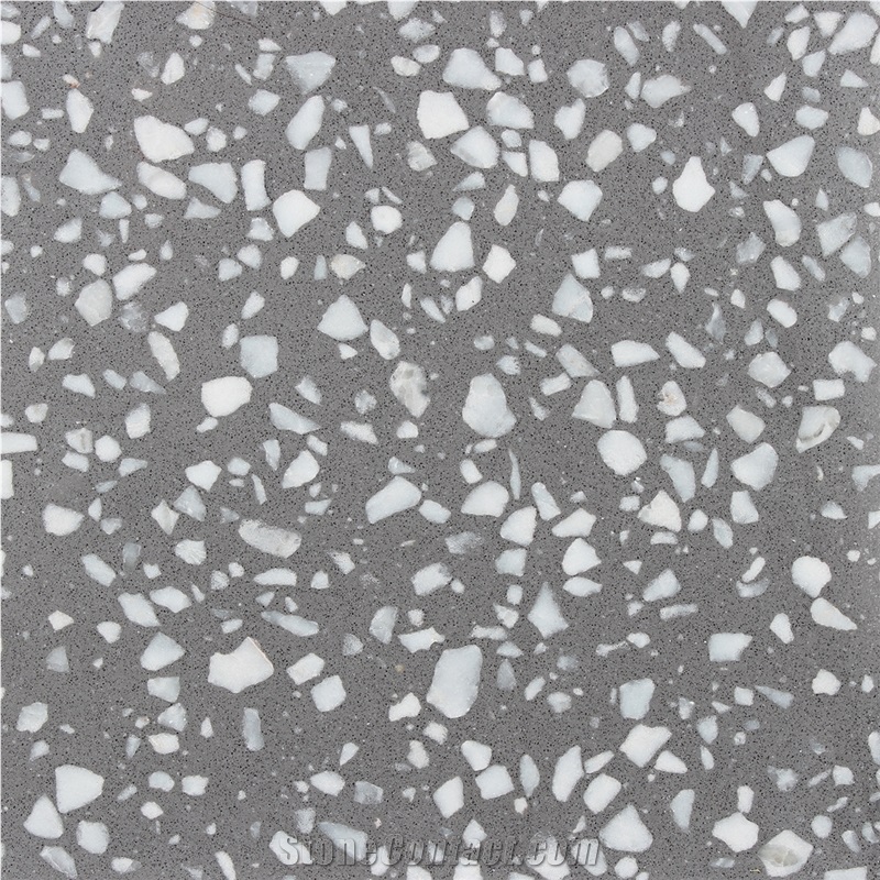 Grey Cement Terrazzo Wall Floor Tile Coffee Table