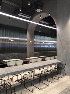 Grey Cement Terrazzo Wall Floor Tile Coffee Table