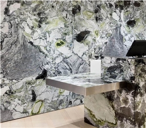 Ice Green Marble Slab&Tile for Interior Decoration