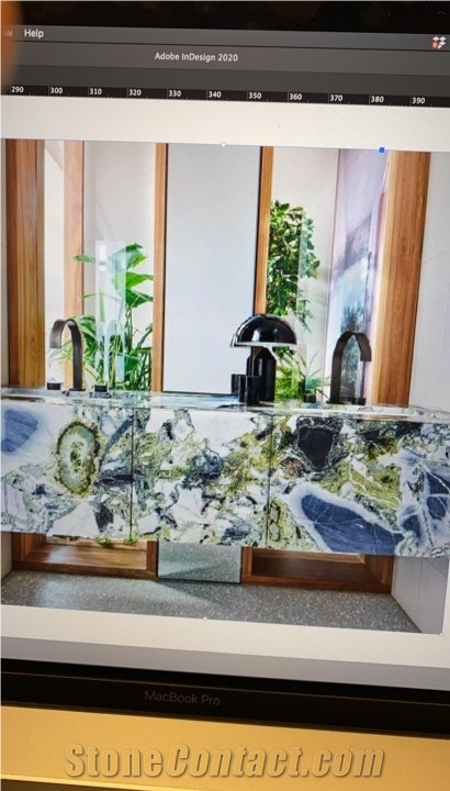 Ice Green Marble Slab&Tile for Interior Decoration