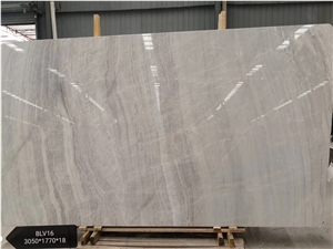 Iceland White Marble Wooden Veins Bookmatch