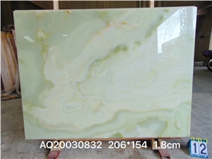 Iran Light Green Jade Onyx Tiles for Wall