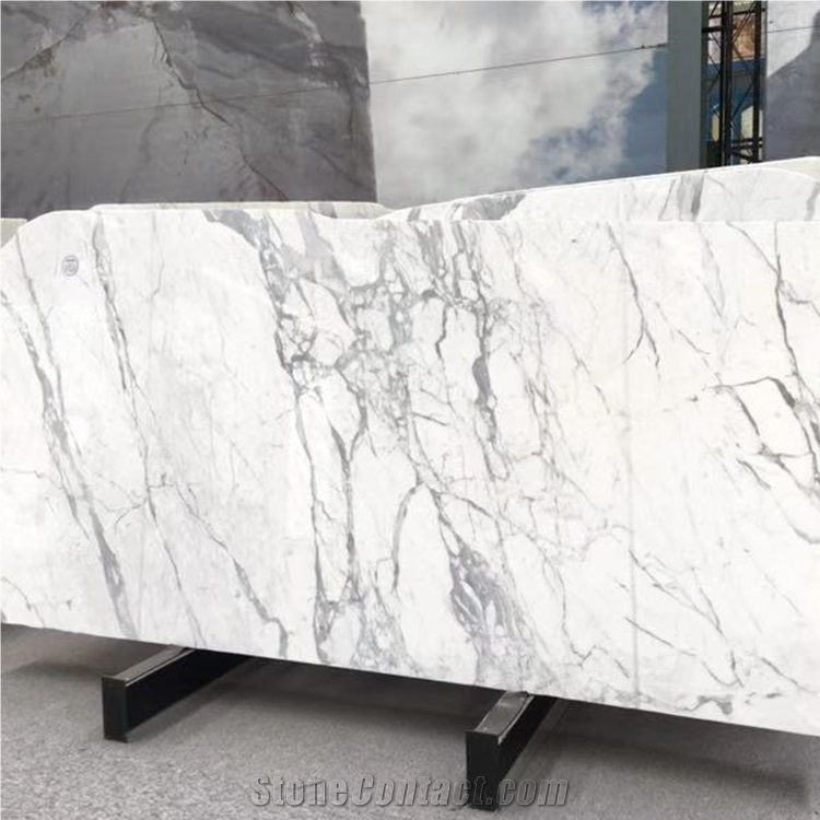 Italy Bianco Statuario White Marble Interior Floor