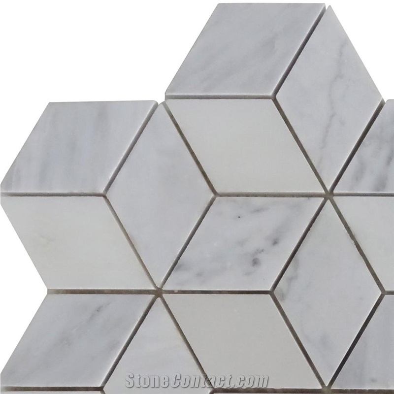 Italy Marble Mosaic Bathroom Shower Floor Tile