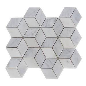 Italy Marble Mosaic Bathroom Shower Floor Tile