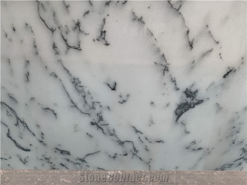 Italy Marble Stone Crystal Snow White Marble