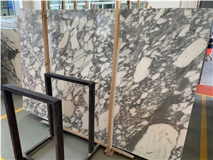 Italy White Marble Arabescato Marble Stone