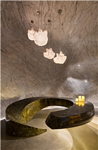 Luxury Bianco Statuario Marble Interior 3d Wall