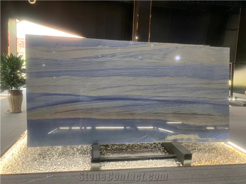Luxury Blue Marble Stone for Wall