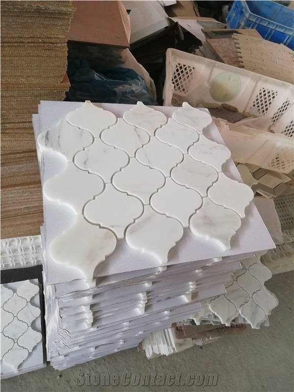 Marble Lantern Mosaic Tiles for Wall