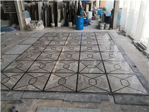 Marble Water-Jet Mosaic for Floor