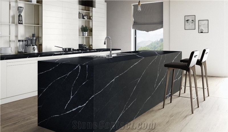 Nero Marquina Marble Stone for Home Furniture