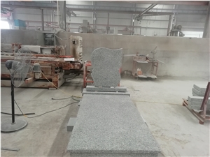 New Crystal G602 Granite Tombstone Headstone