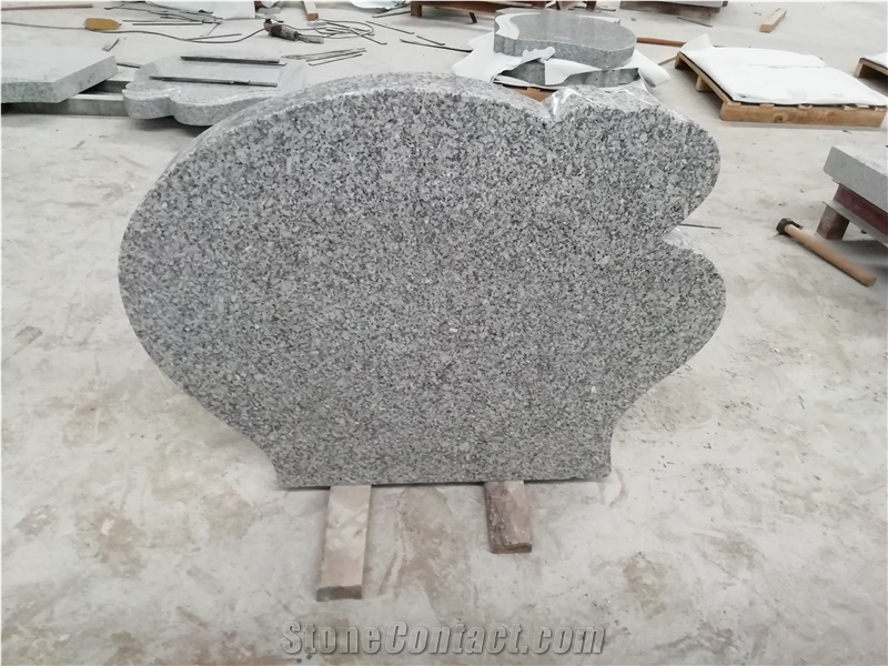 New Crystal G602 Granite Tombstone Headstone
