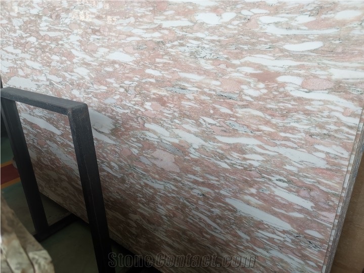 Norwegian Rose Red Marble Slabs for Decoration