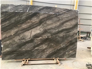 Polished 45 Degree Grey Marble Floor Tiles
