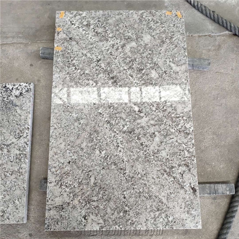 Polished Bianco Amazon Granite Floor Tiles