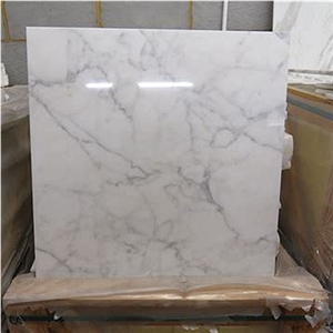 Polished Bianco Carrara Marble Wall Tiles