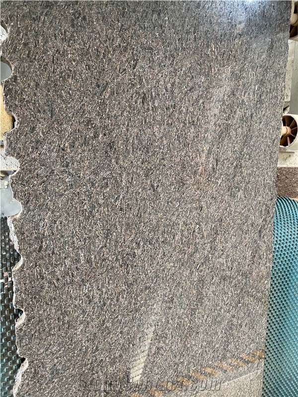 Polished Royal Brown Granite Wall Application