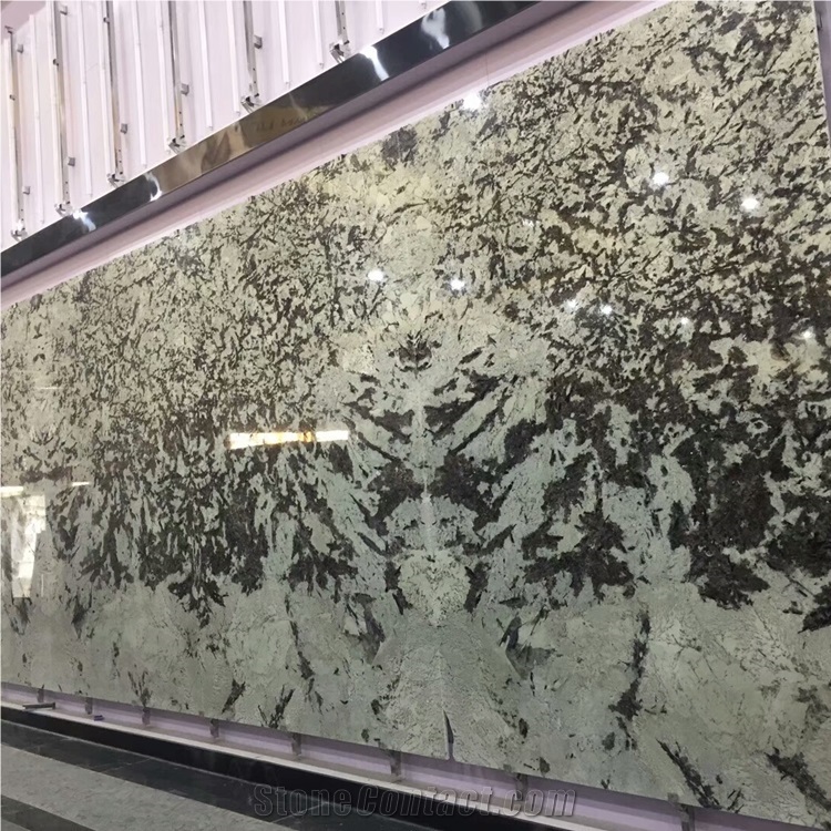 Polished Silver Mountain Granite French Pattern