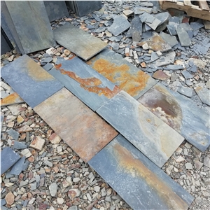 Rustic Slate Tiles Exposed Stone Texture