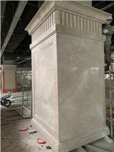 Shandian Grey Grey Flash Marble for Pillar Cover